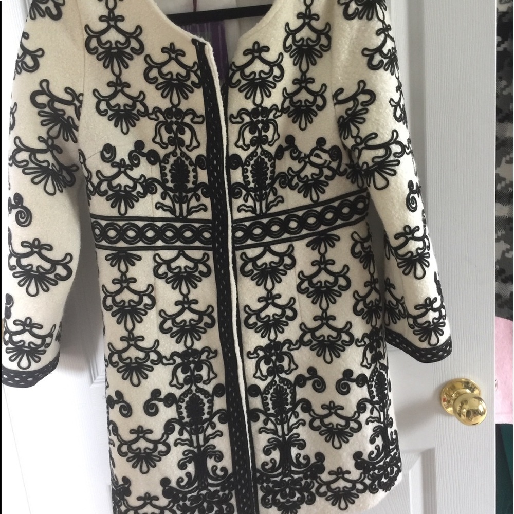 Long ornate dressy jacket one of a kind
